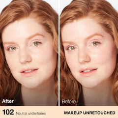Fond de teint Maybelline Fit Me avec SPF 18 et protection solaire.