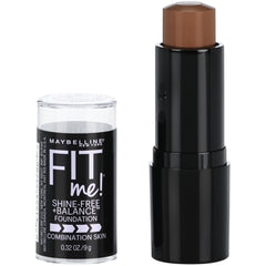 Maybelline Fit Me Stick Teint matifiant en emballage pratique et portable.