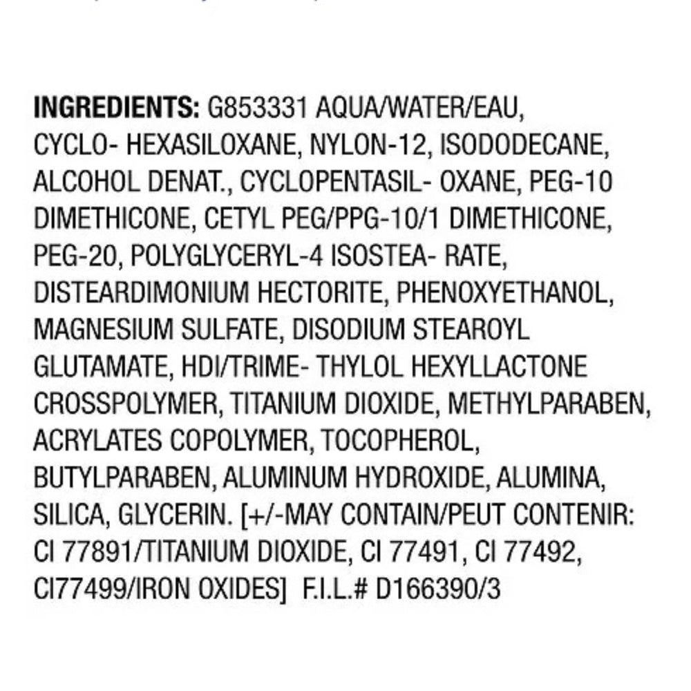 Maybelline fond de teint liquide mat sans pores, usage quotidien pour un teint net.
