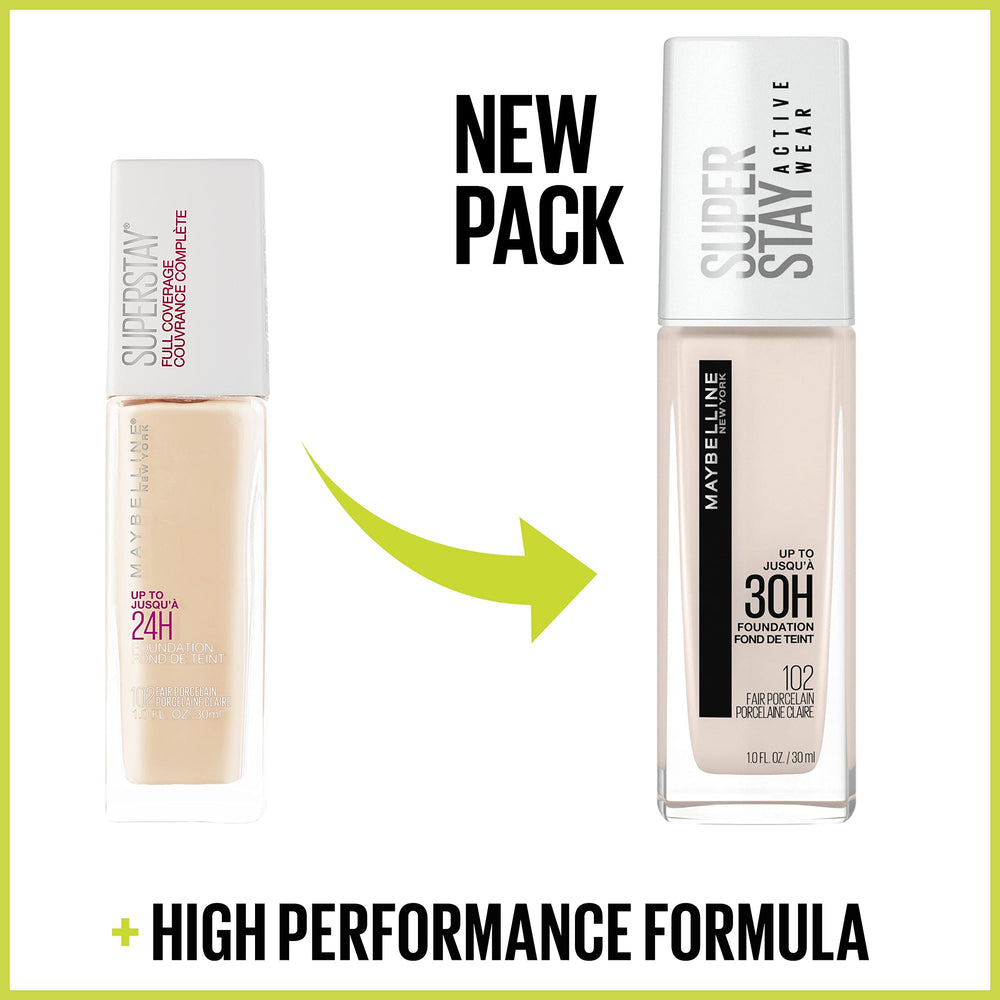 Maybelline fond de teint pigments riches pour couleur durable.