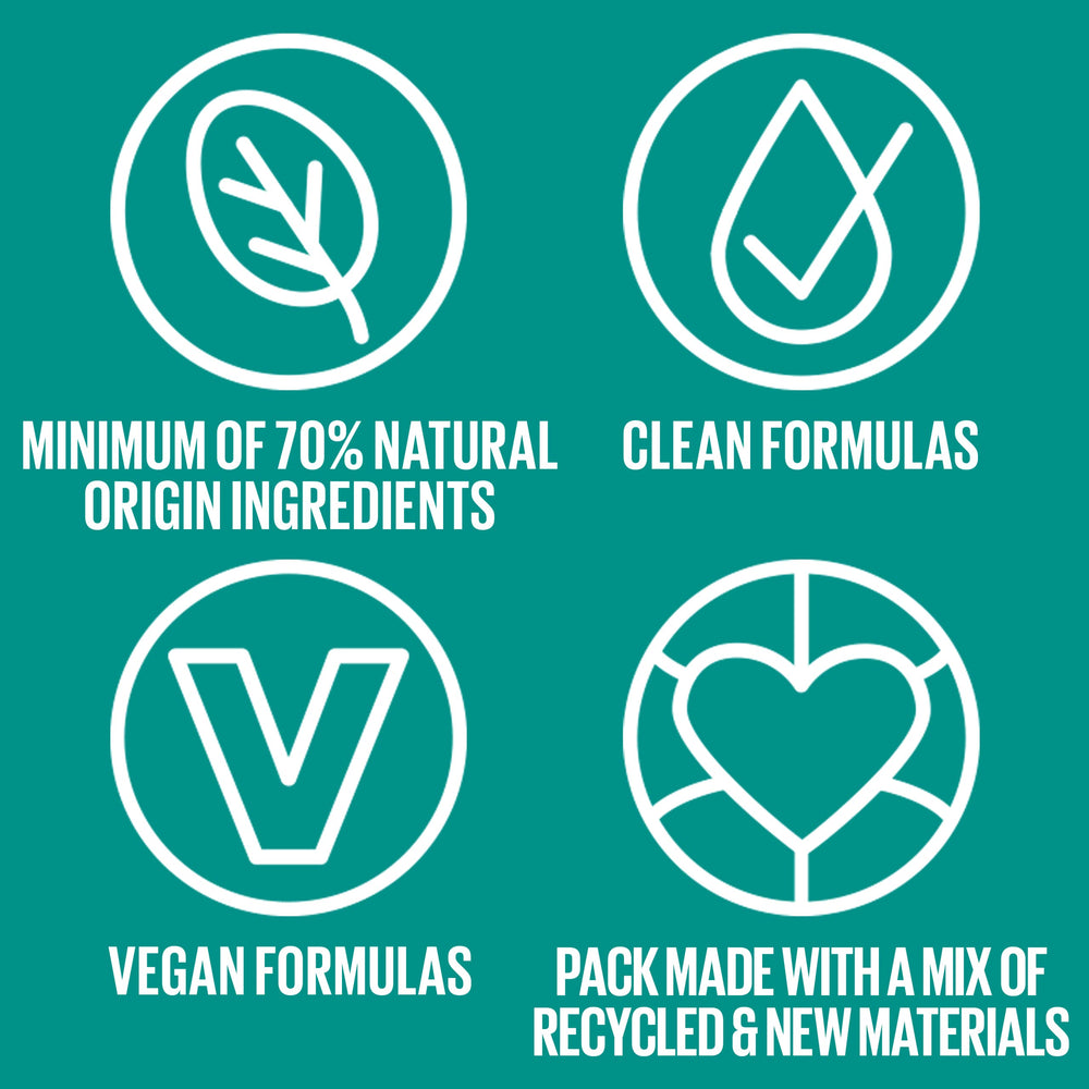 Maybelline Green Edition vegan clean formula icon emphasizing natural-origin ingredients.