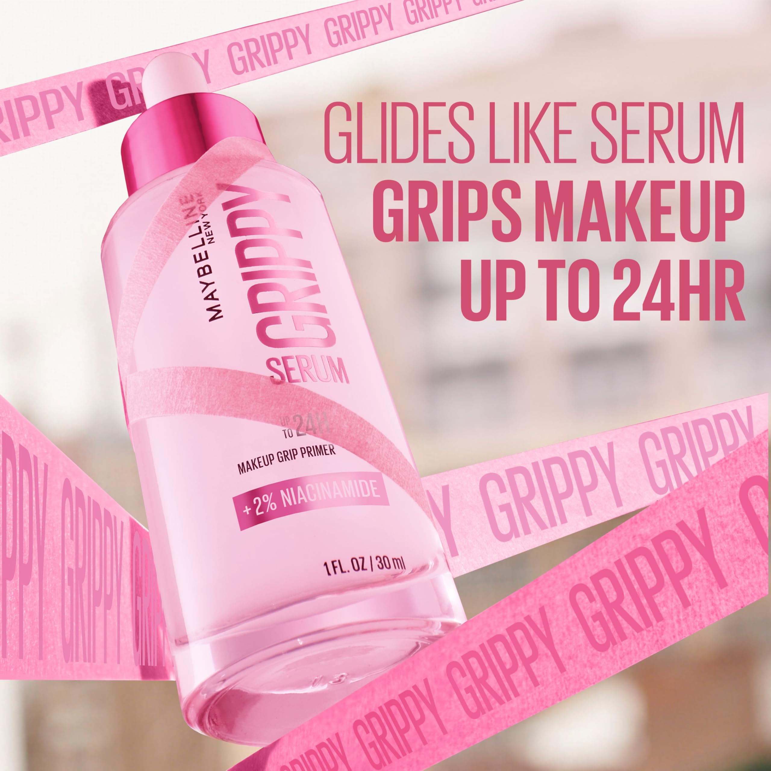 Maybelline Grippy Serum Primer – application-lisse qui fixe durablement le maquillage