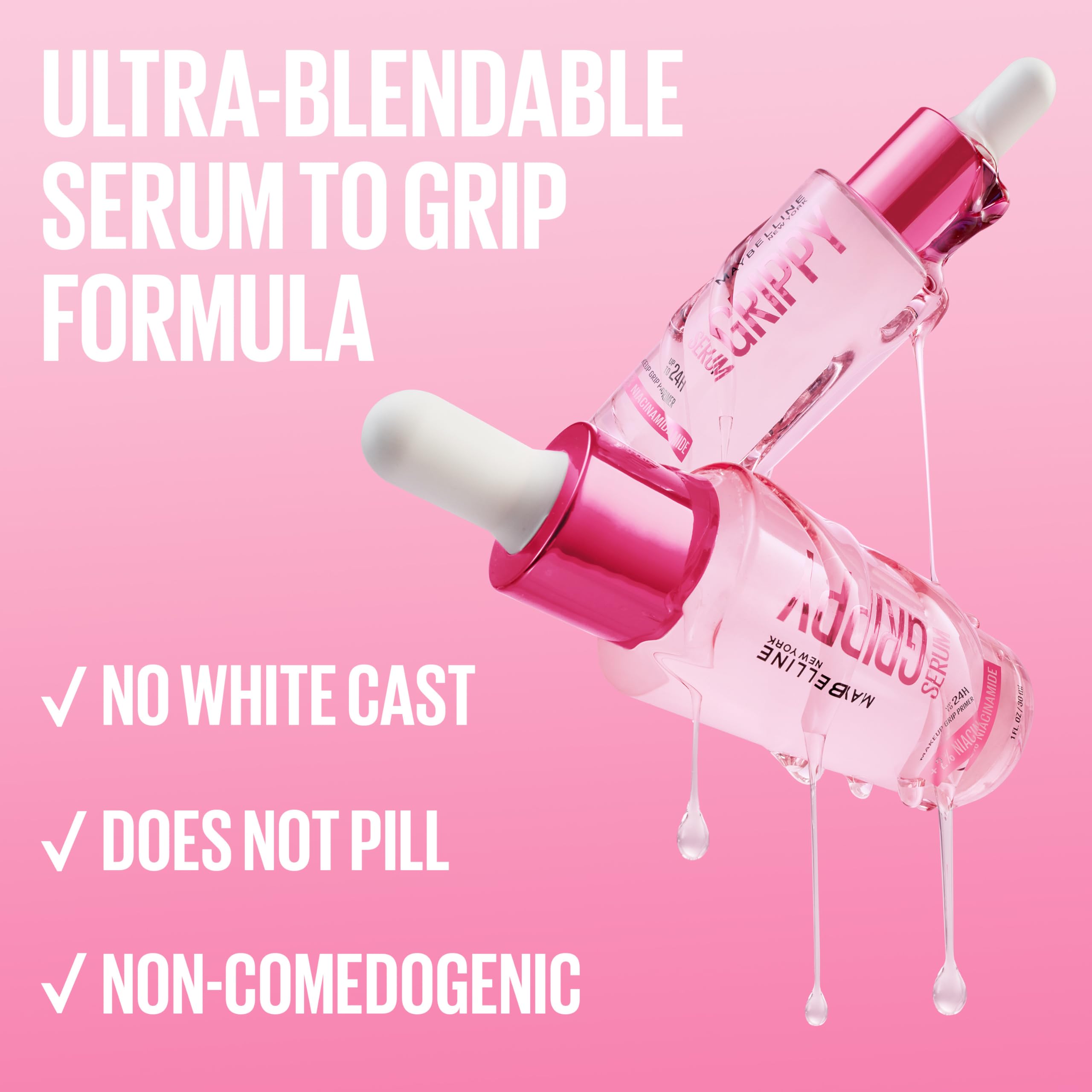 Maybelline Grippy Serum Primer – sans effet blanc et formule végane