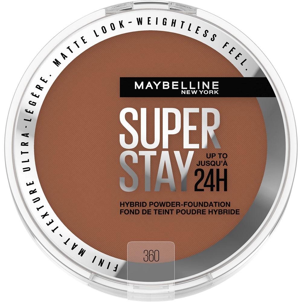 Maybelline hybride poudre-teint matte: couverture durable avec fini mat longue durée.