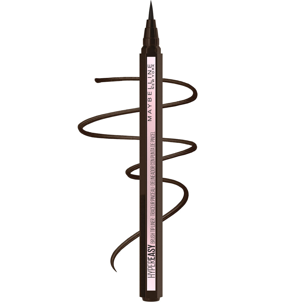 MAYBELLINE Hyper Easy Eyeliner avec embout pinceau offre une glisse fluide et précise.