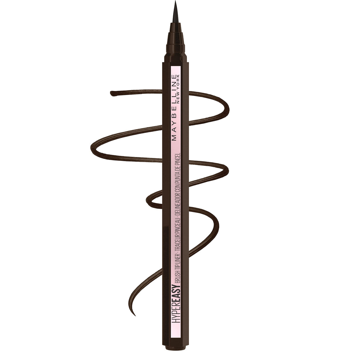 MAYBELLINE Hyper Easy Eyeliner avec embout pinceau offre une glisse fluide et précise.