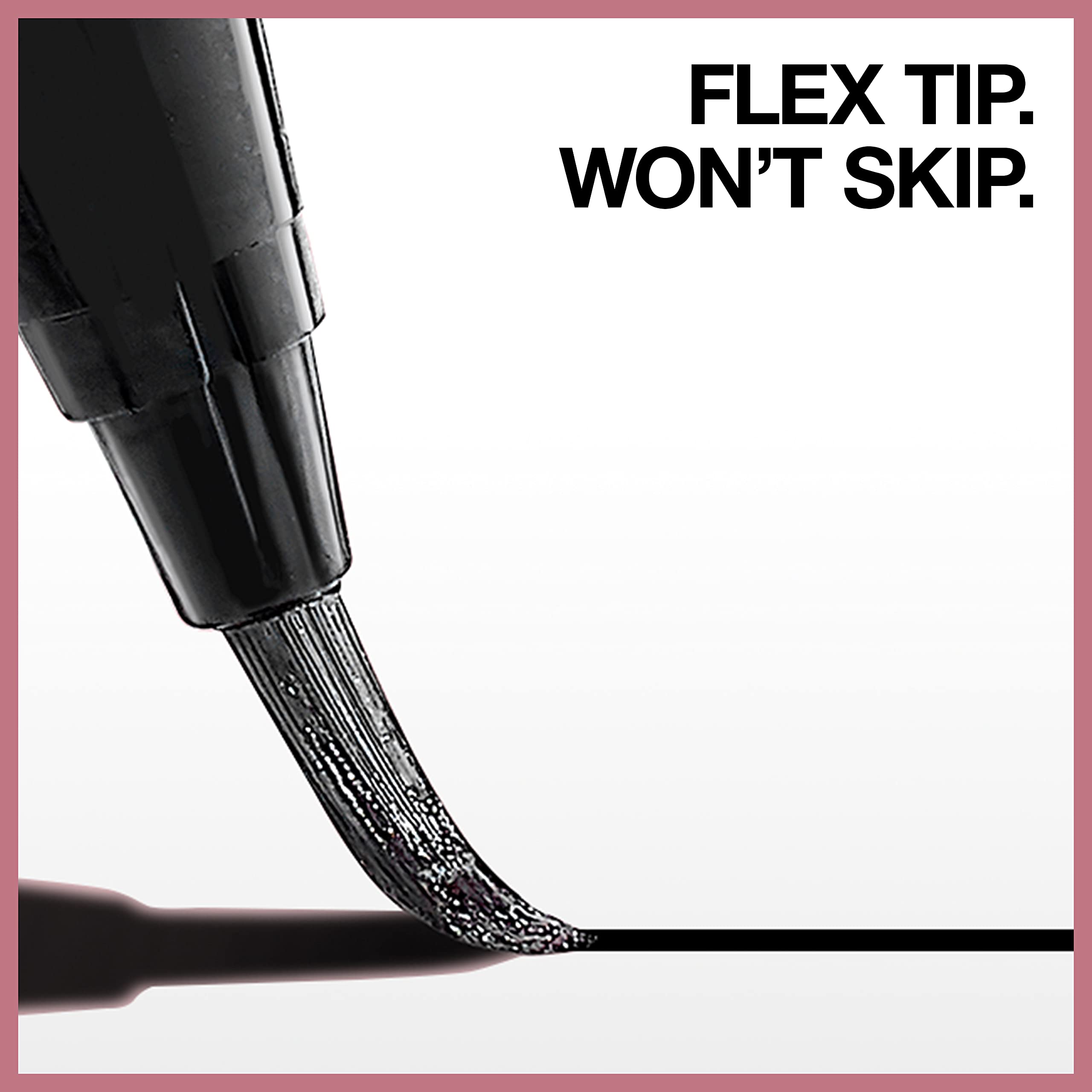 Hyper Easy Eyeliner MAYBELLINE offre une glisse douce pour un trait net.