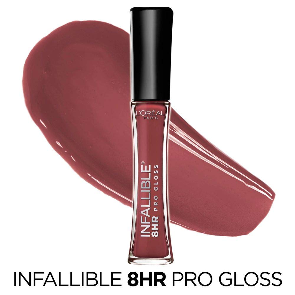 Maybelline Infallible 8H gloss Sangria – applicateur Petit Coeur pour tracé précis.