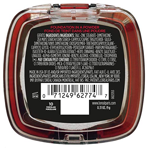 Maybelline Infallible en poudre Texture légère, couvrance naturelle sans effet pâte.