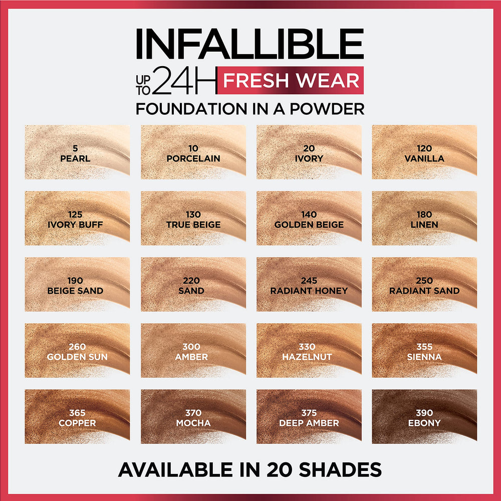 Maybelline Infallible, application légère et facile pour un fini homogène.