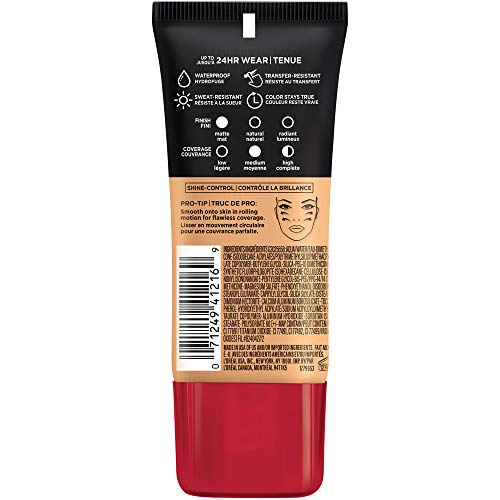 MAYBELLINE Infallible Pro-Matte fond de teint, finition demi-matte sur la peau.