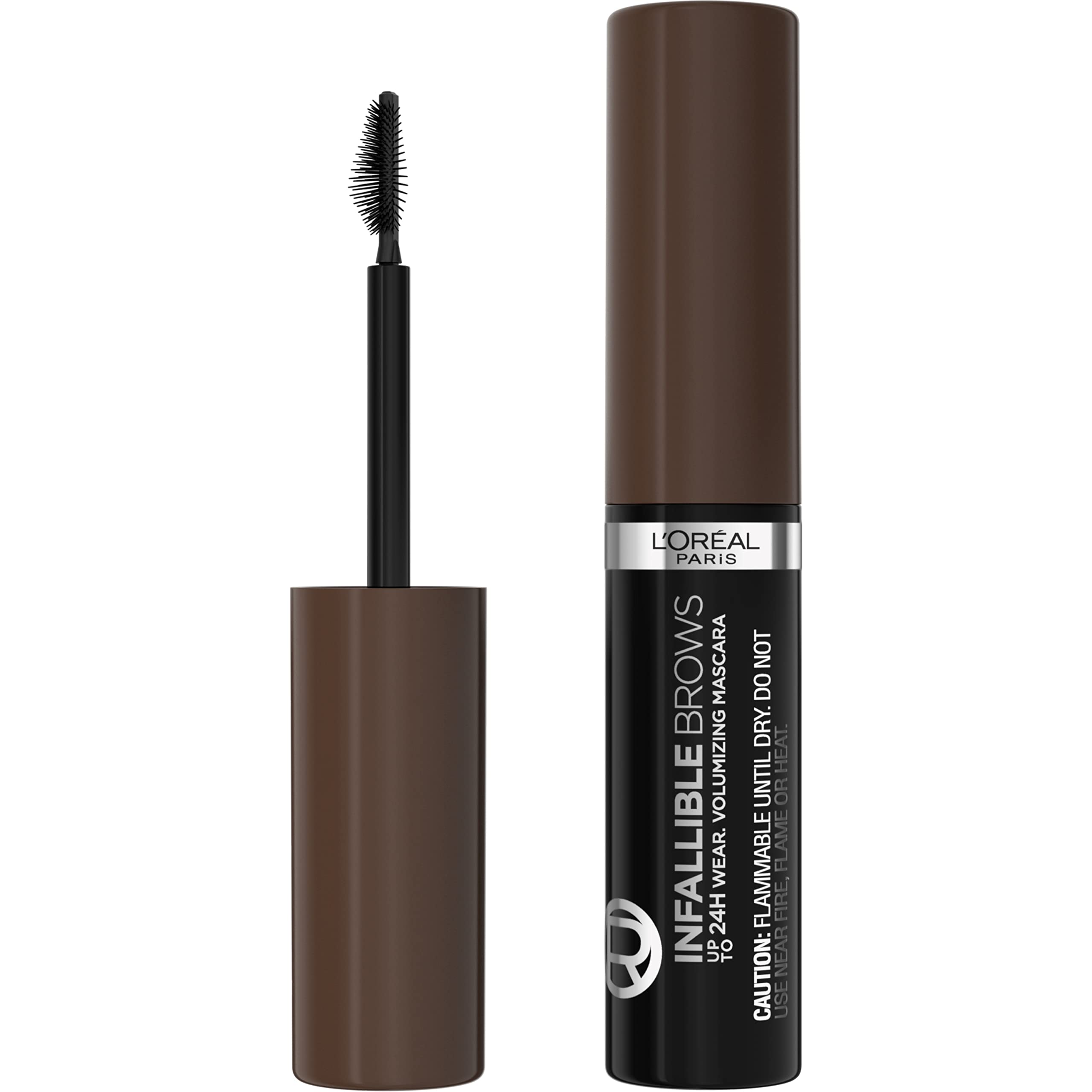Maybelline Infallible sourcils mascara volume 24h: application rapide et densité accrue.