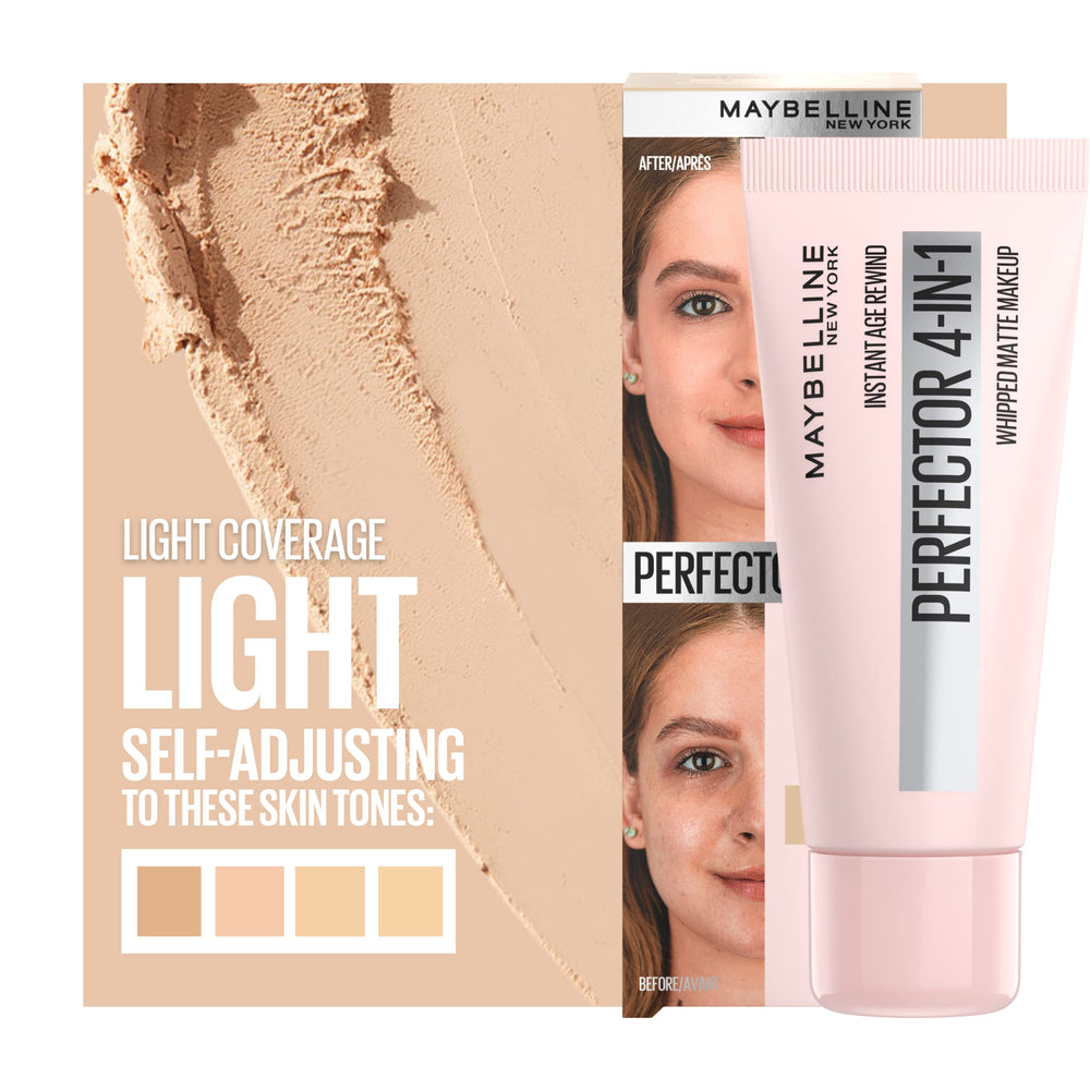 Maybelline Instant Age Rewind 4-en-1 Matte application rapide et efficace.