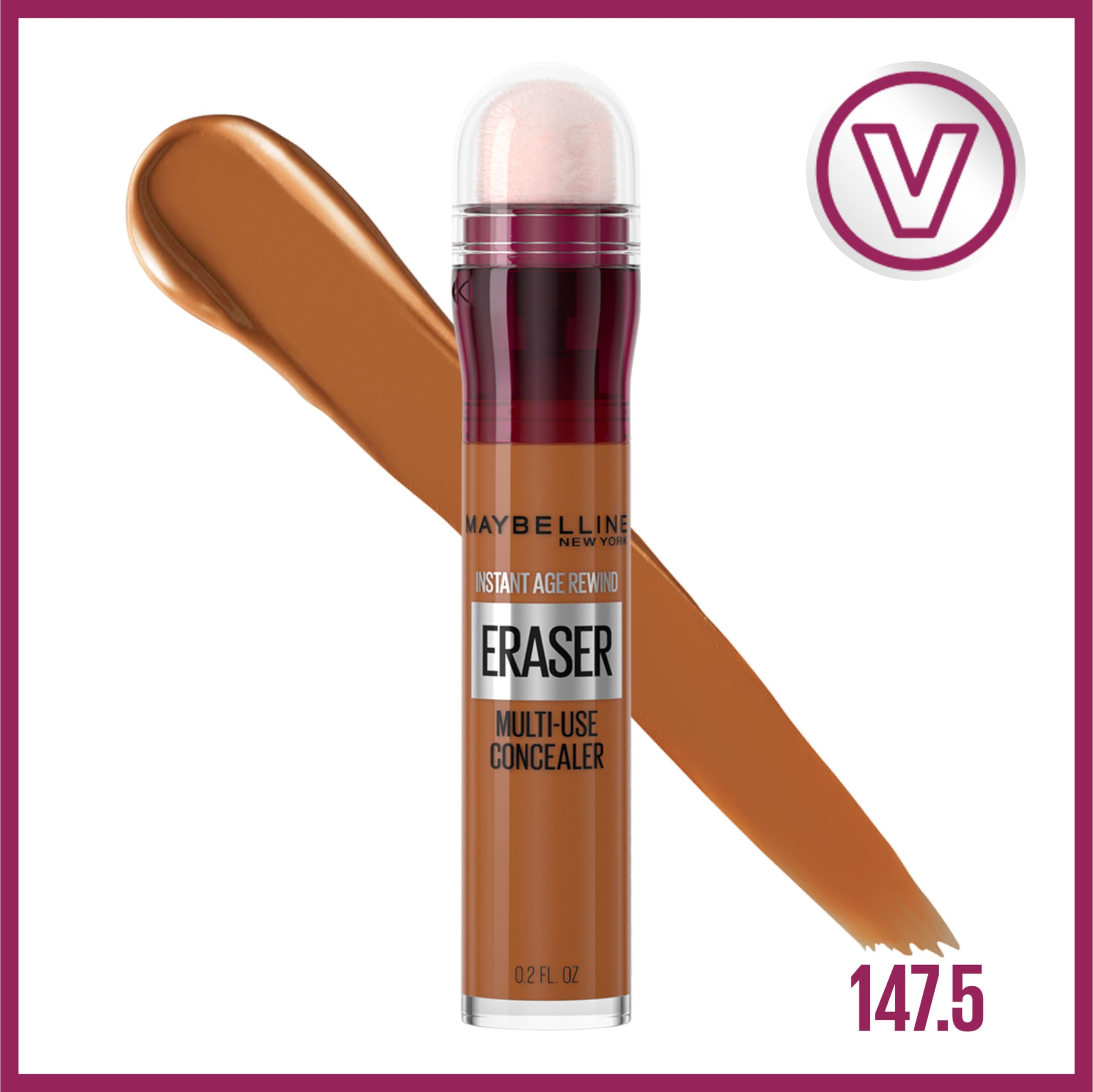 Maybelline Instant Age Rewind, applicateur micro-correcteur pour précision autour des yeux.