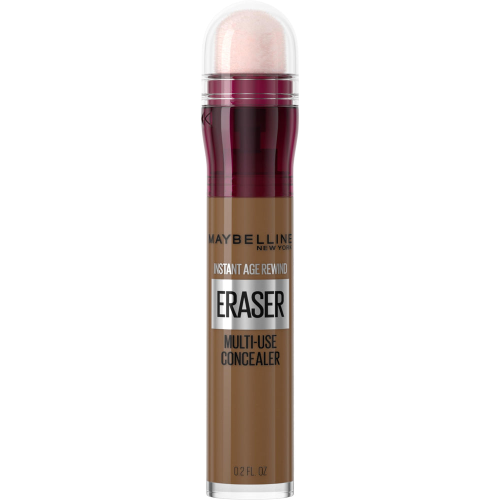 Maybelline Instant Age Rewind correcteur anti-cernes bouteille pour une couvrance rapide et uniforme.