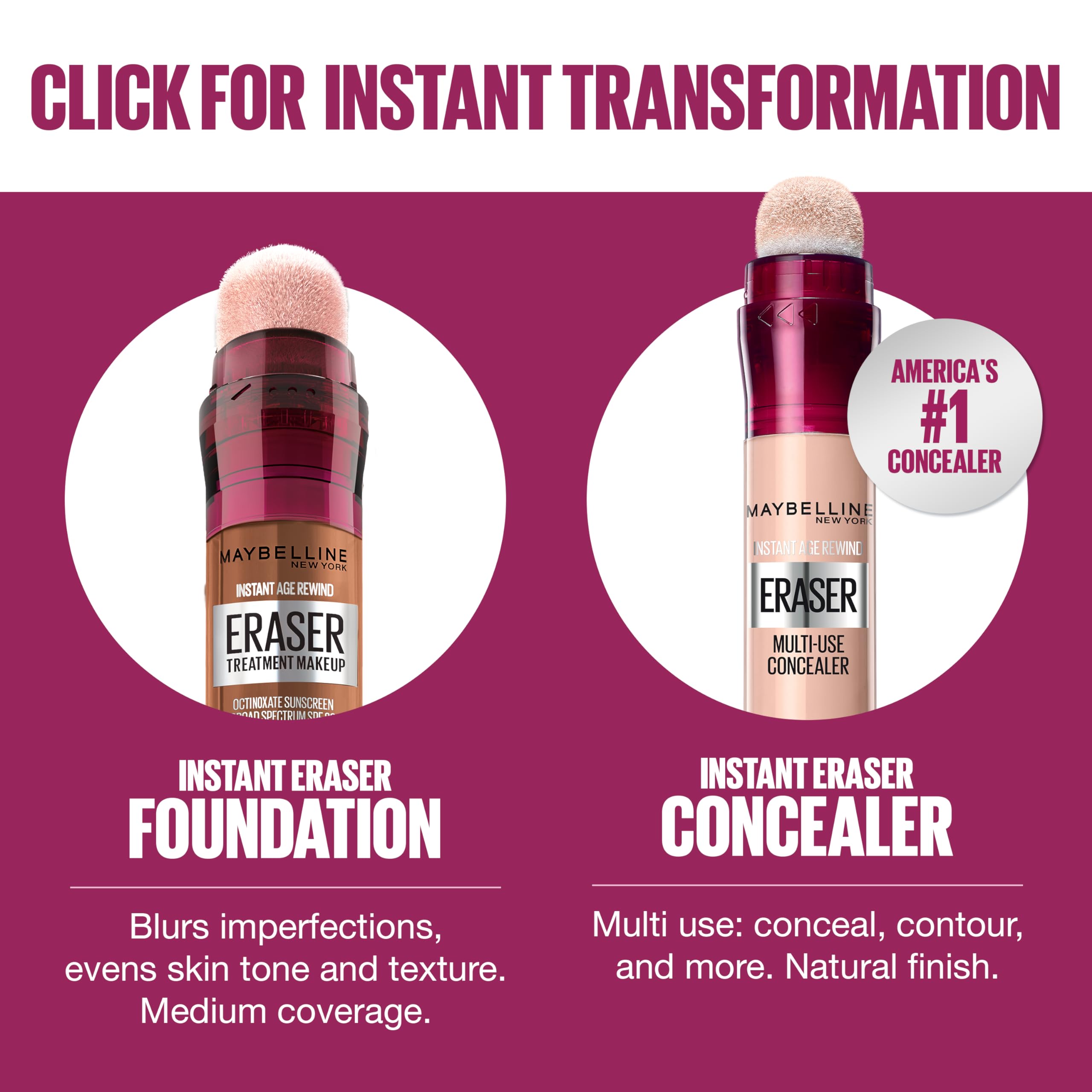 Maybelline Instant Age Rewind Eraser Foundation ProVitamin B5 hydratant pour le confort