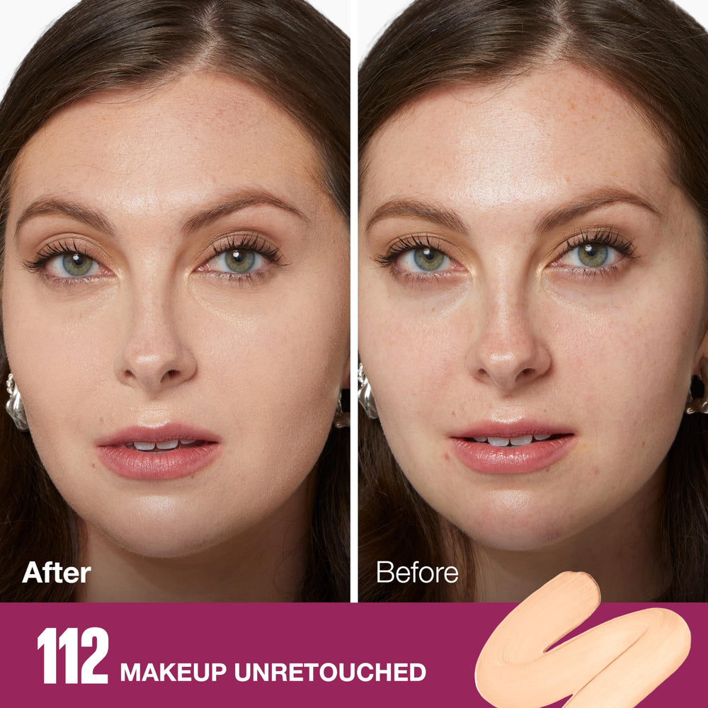 Maybelline Instant Age Rewind Eraser Foundation blurring sponge-tip applying smoother coverage.