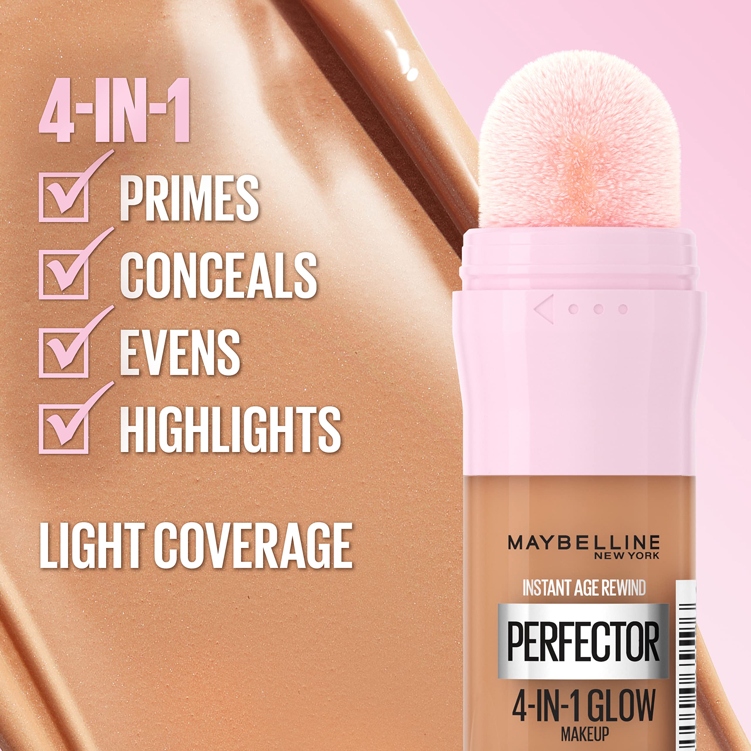 Maybelline Instant Age Rewind Glow : teinte Medium-Profonde s'accorde au teint