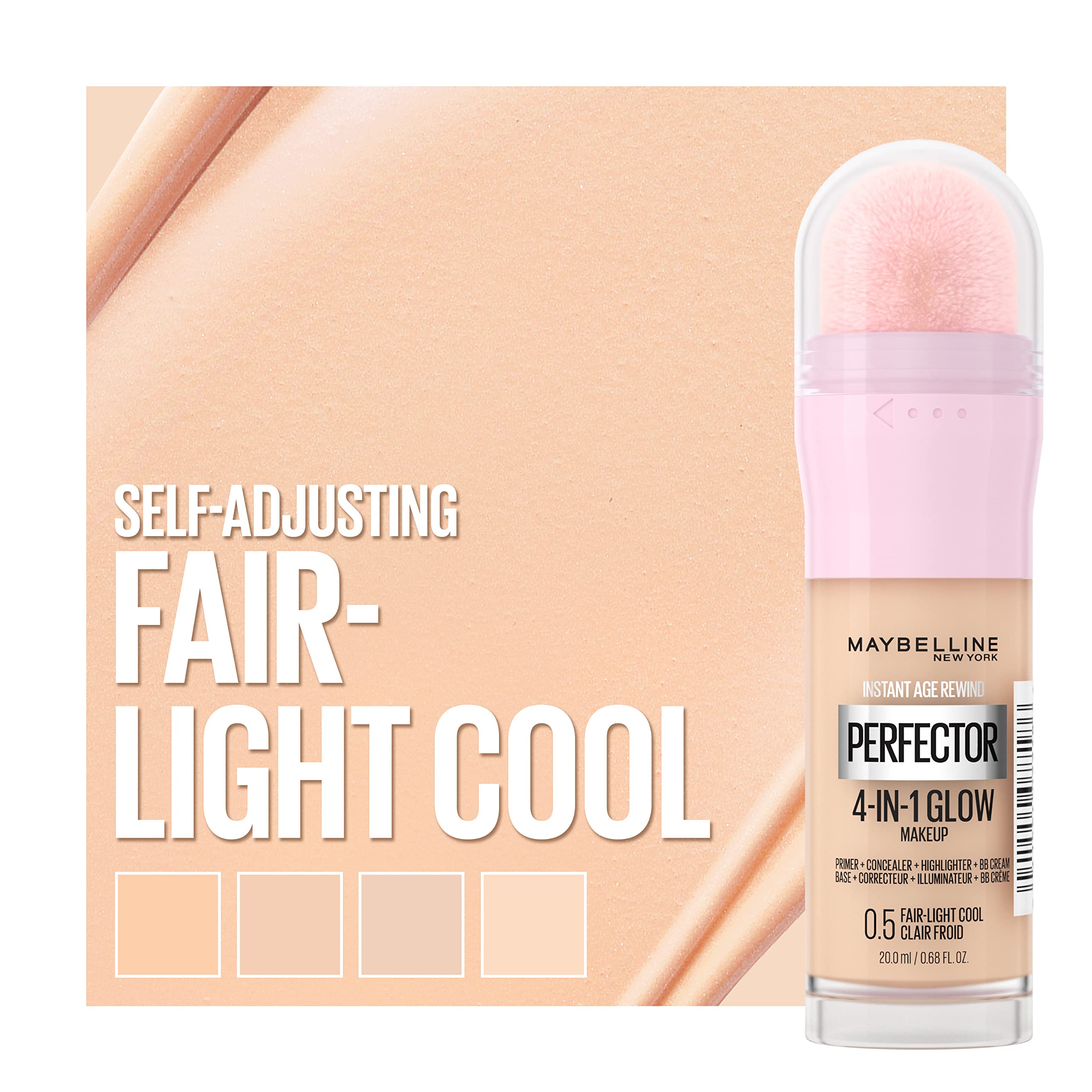 Maybelline Instant Perfector Glow donne un teint lumineux et homogène au quotidien.