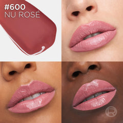 MAYBELLINE Lacque Résistance Le Nu Rose 600, applicateur précis pour une couvrance uniforme