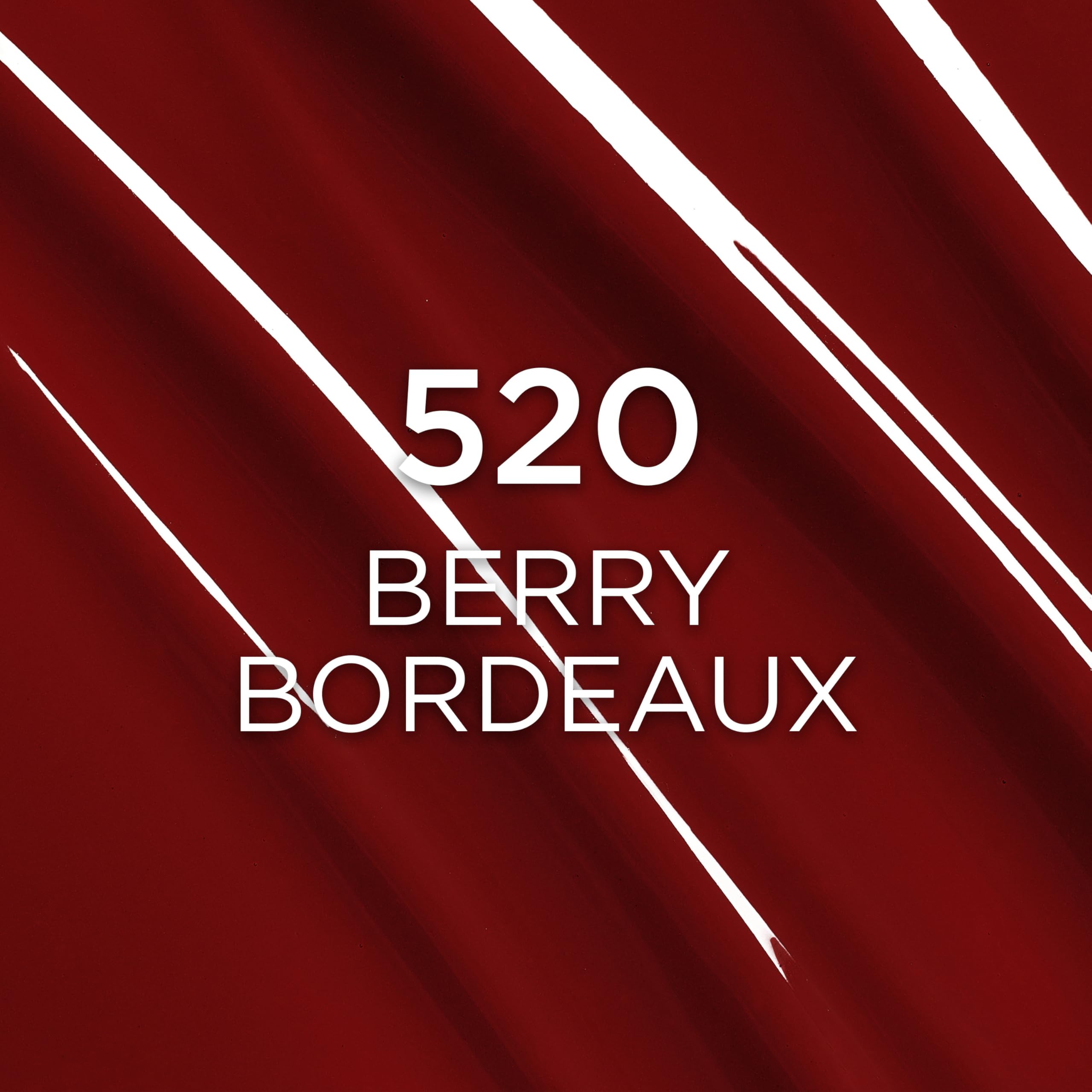 MAYBELLINE Lacque Resistance: swatch Berry Bordeaux sur les levres.