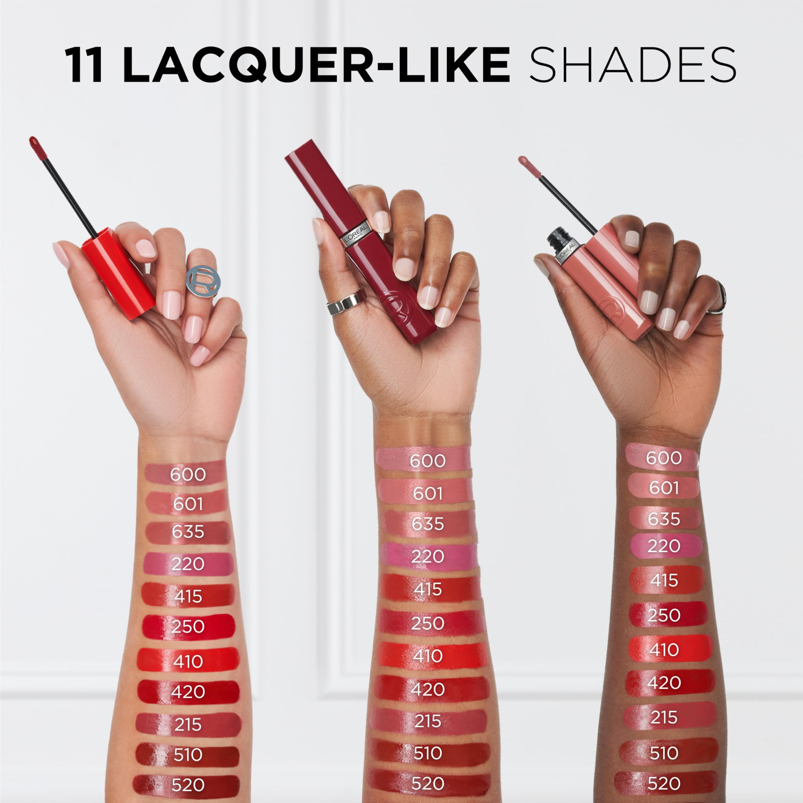 MAYBELLINE Lacque Resistance: teinte Berry Bordeaux sur les levres.