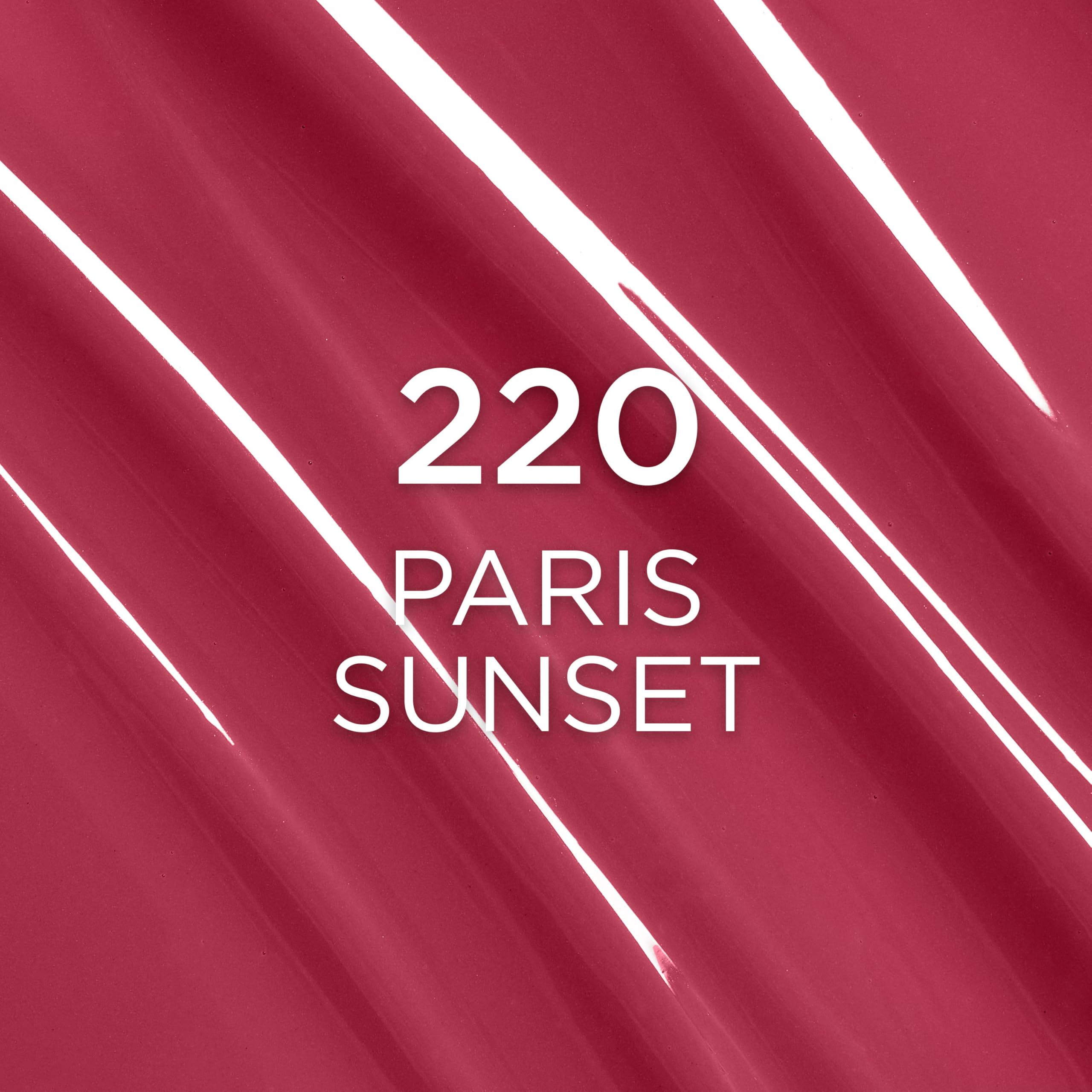 Teinte Paris Sunset prête à illuminer les lèvres.