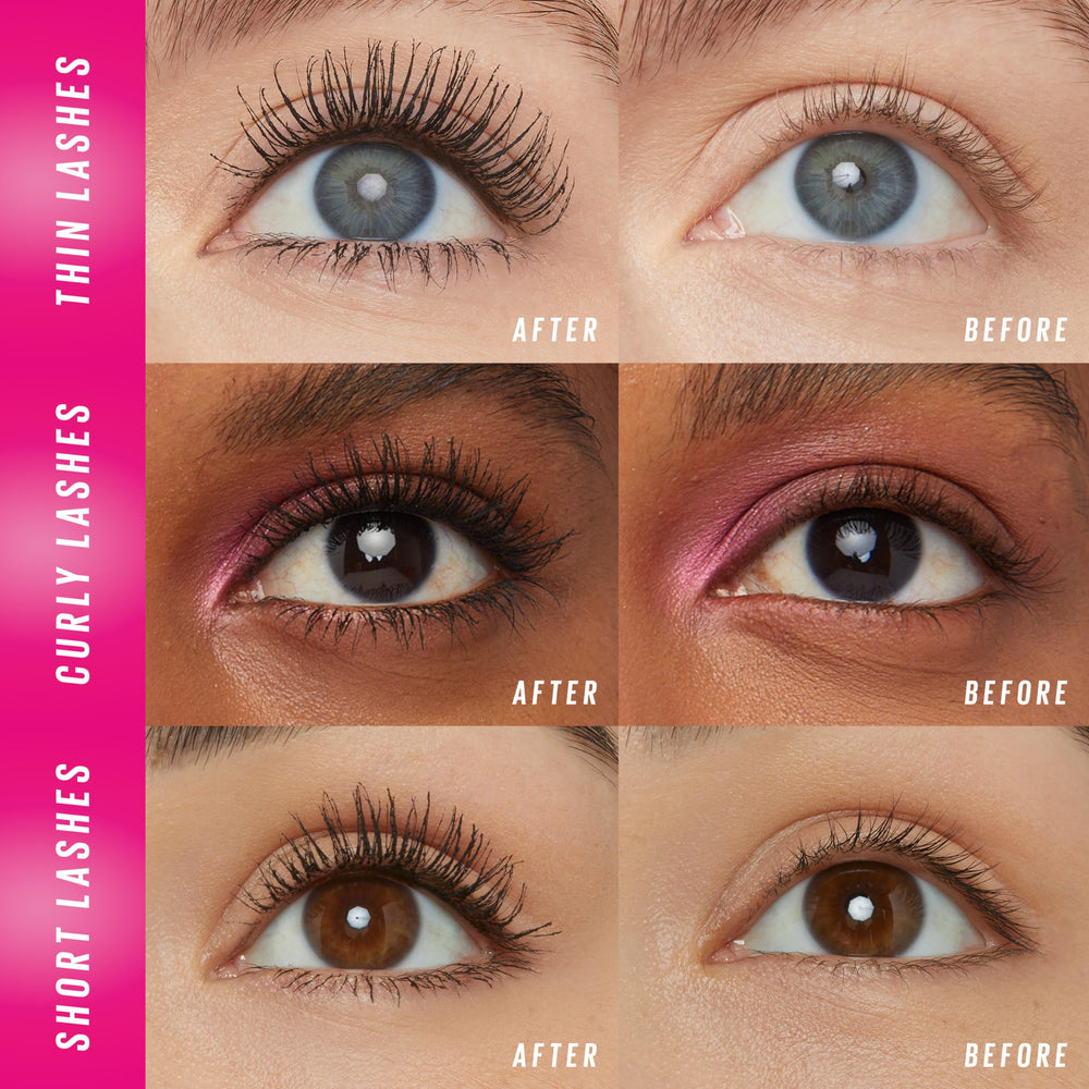 Maybelline Lash Sensational Firework – longueur visible grâce à la brosse spiralée.