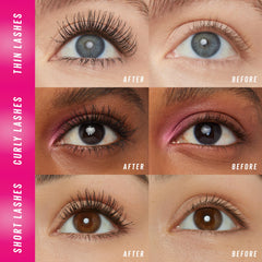 Maybelline Lash Sensational Firework – longueur visible grâce à la brosse spiralée.