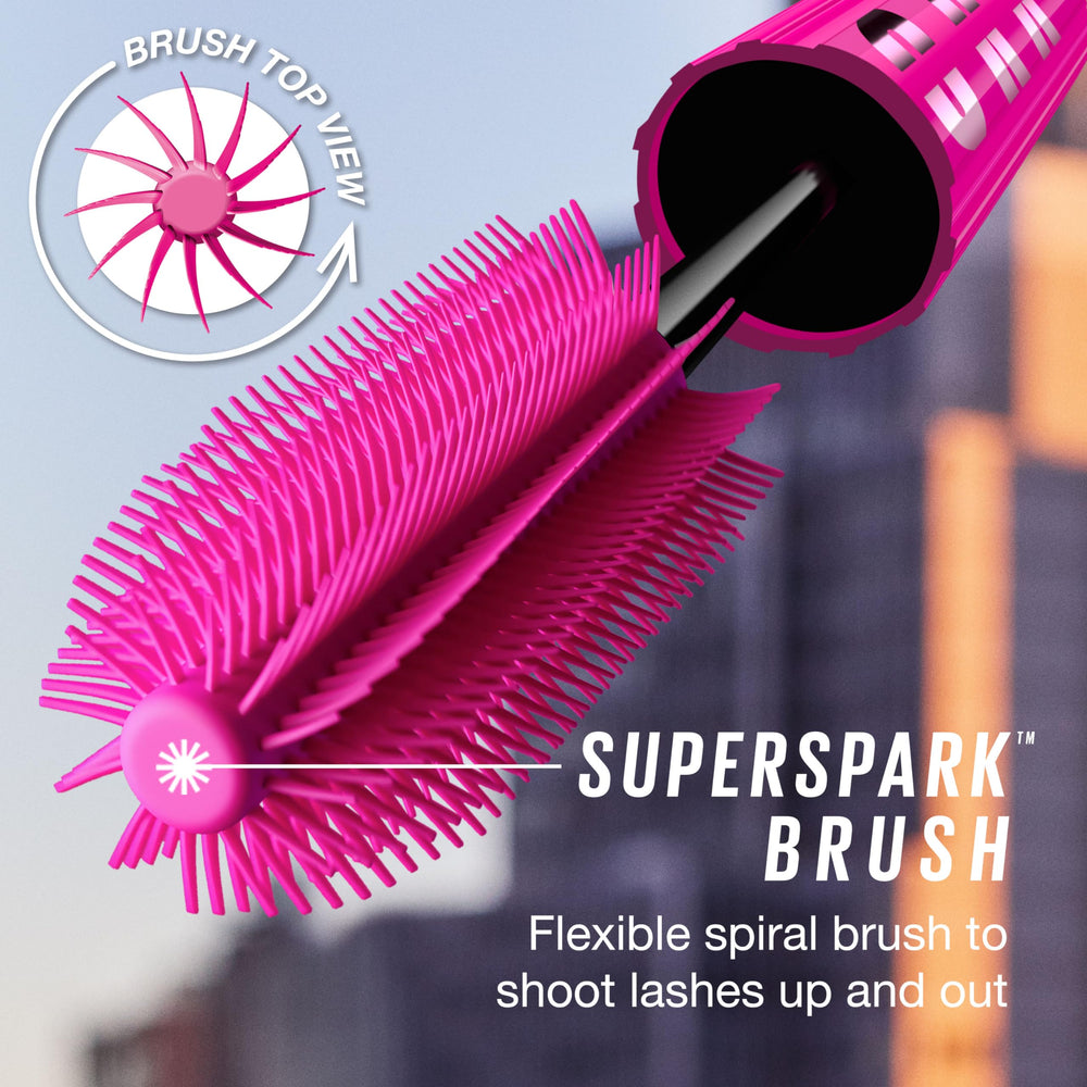 Maybelline Lash Sensational Firework emballage compact pratique pour le maquillage quotidien.