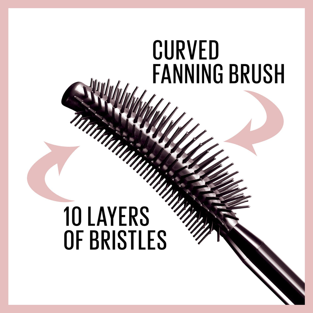 Mascara Maybelline Lash Sensational, regard plus ouvert et défini sans grumeaux.