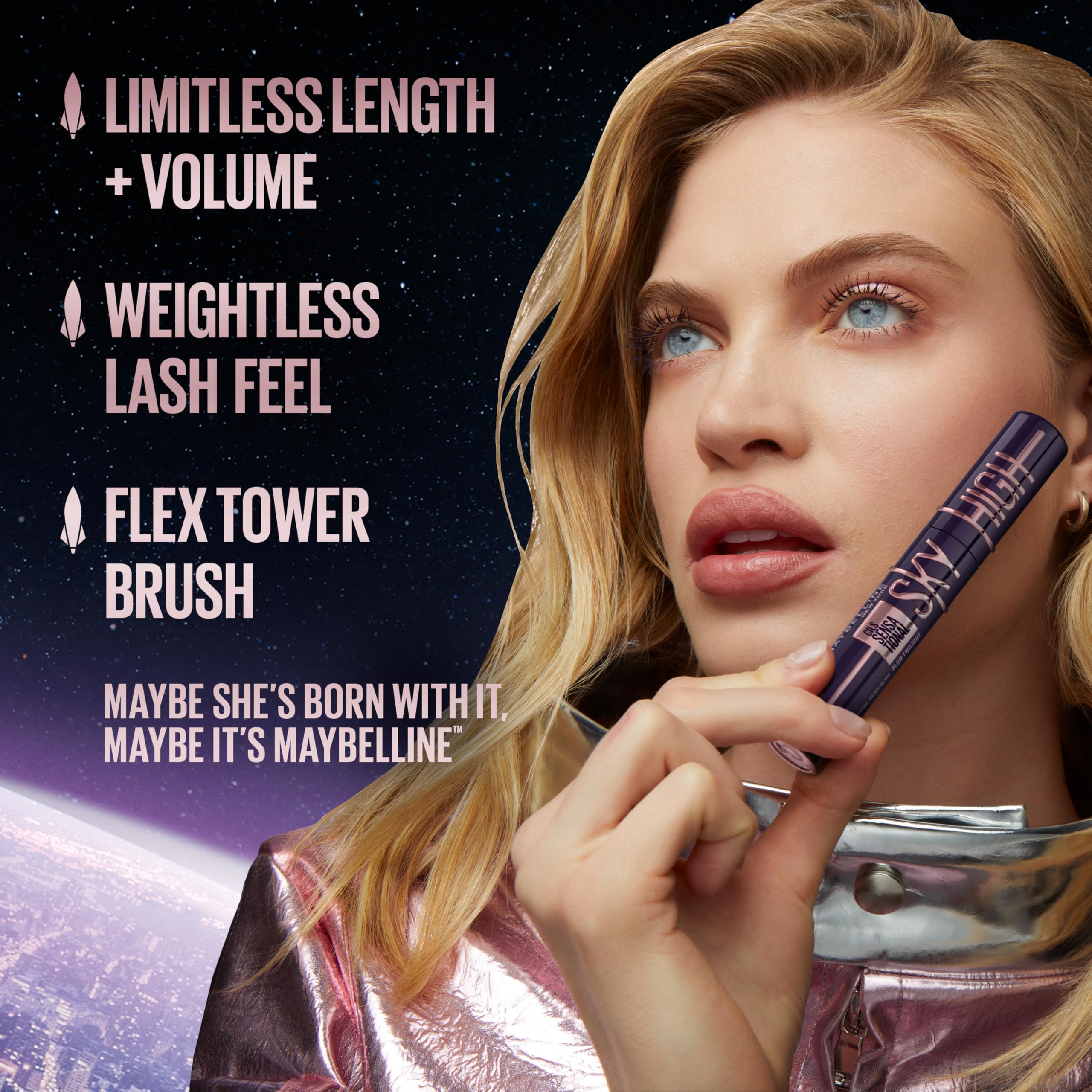 Maybelline Lash Sensational Sky High volume durable sans paquets.