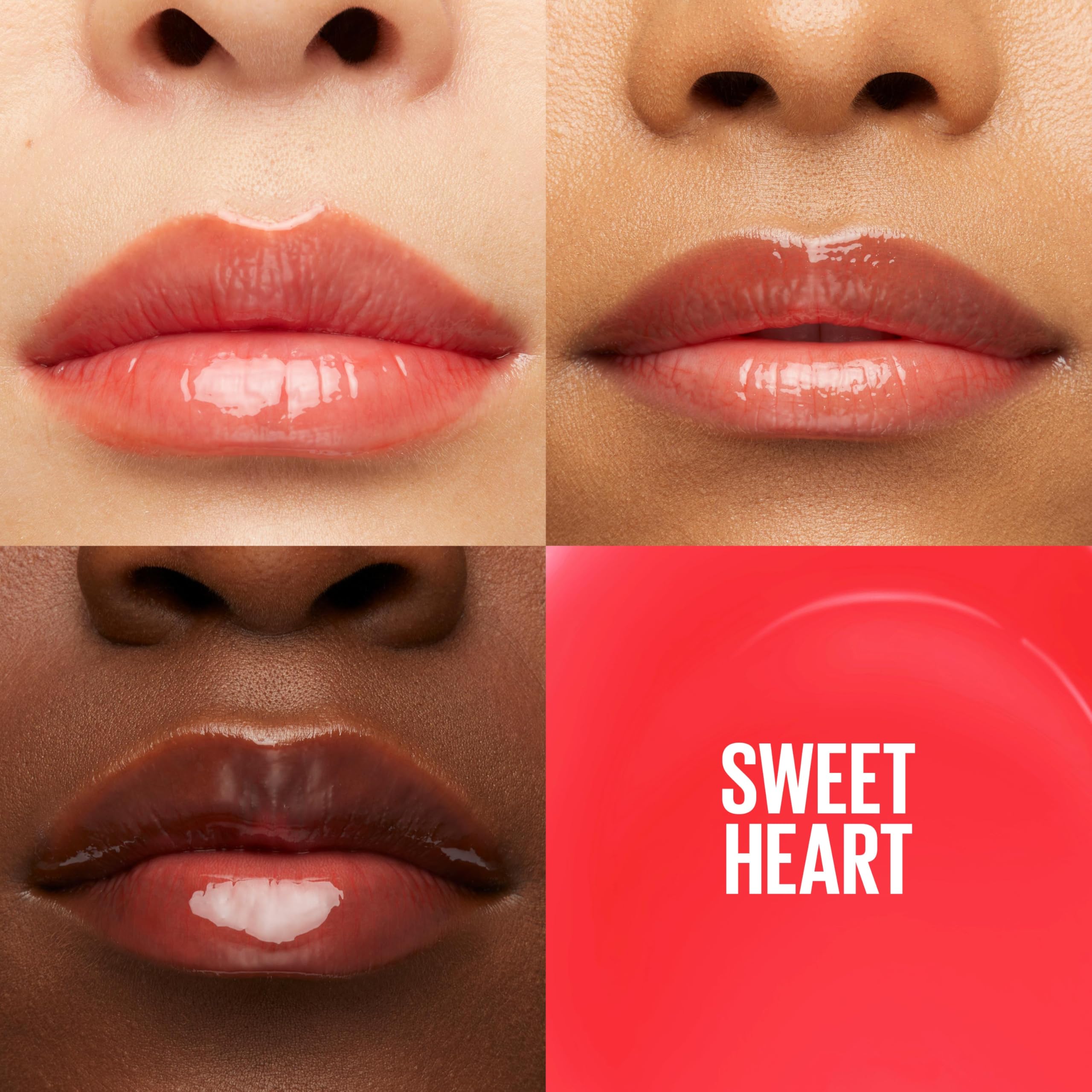Maybelline Lifter Gloss – brillance intense, contour des lèvres accentué.