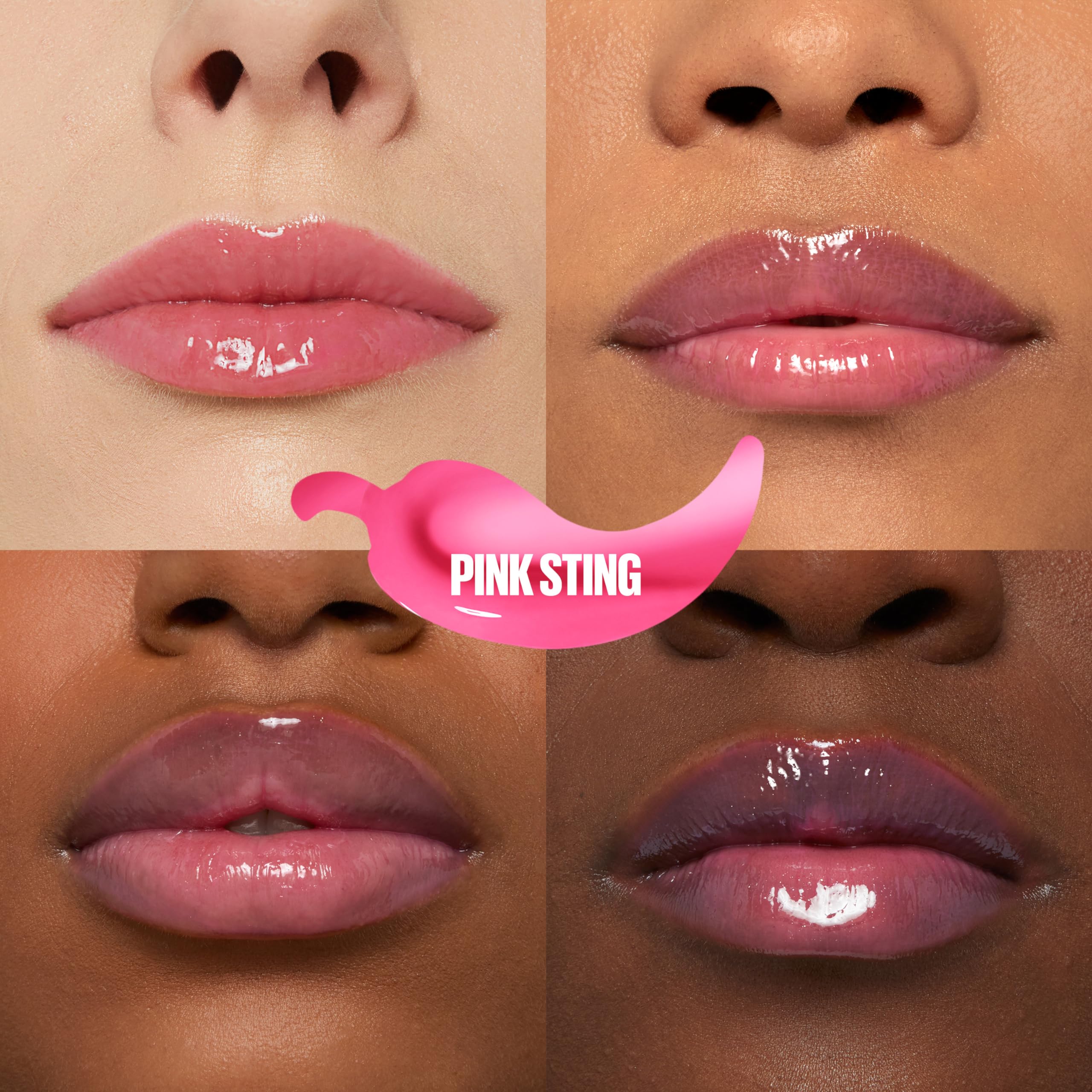 Maybelline Lifter Gloss avec piment, effet chauffant et plump immédiat.