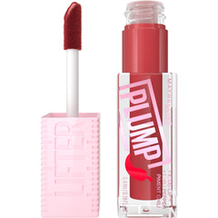 MAYBELLINE Lifter Gloss Plump avec embout XL et piment pour lèvres repulpées.