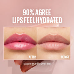 Maybelline Lifter Gloss teinte rose clair pour un rendu naturel et lumineux.