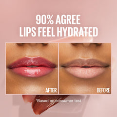 Maybelline Lifter Gloss offre une teinte rosée légère et non collante.