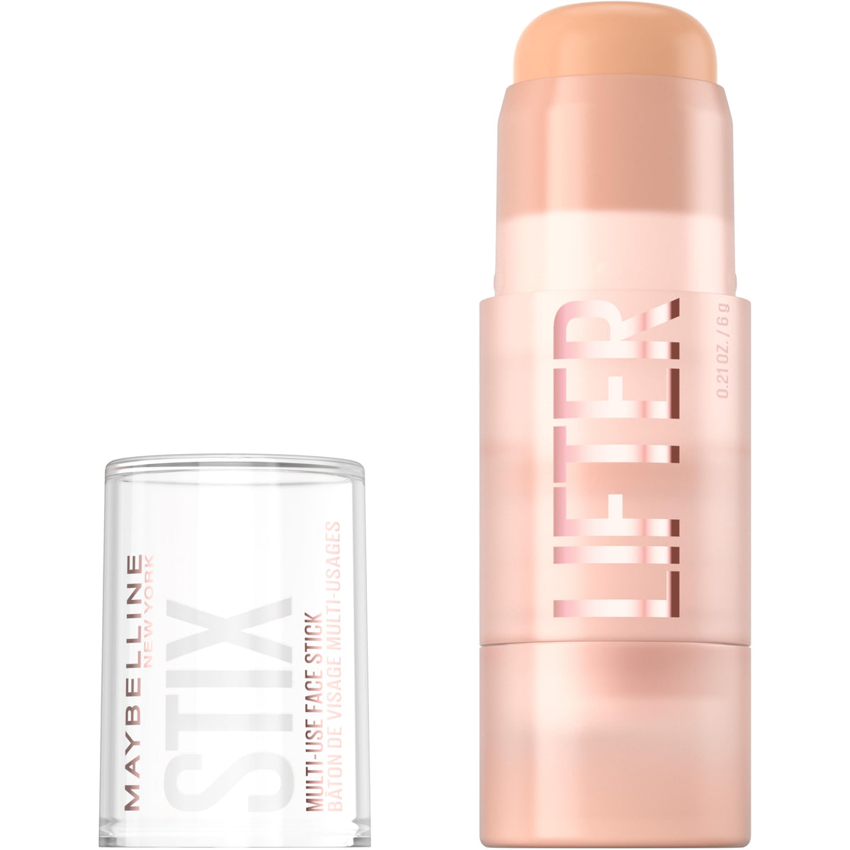Maybelline Lifter Stix base visage pour une couvrance naturelle et uniforme.