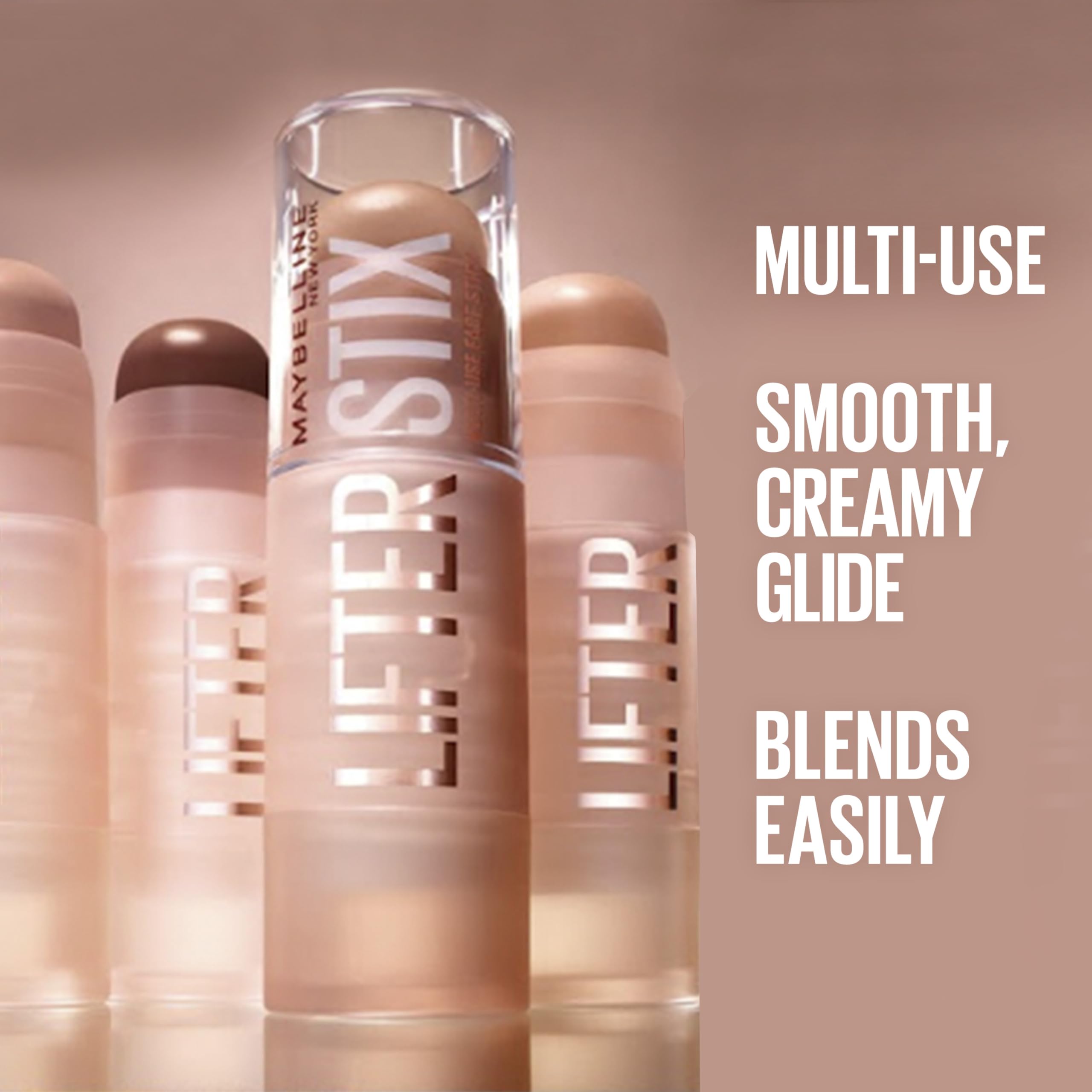 Maybelline Lifter Stix highlighter-stick pour un éclat naturel.
