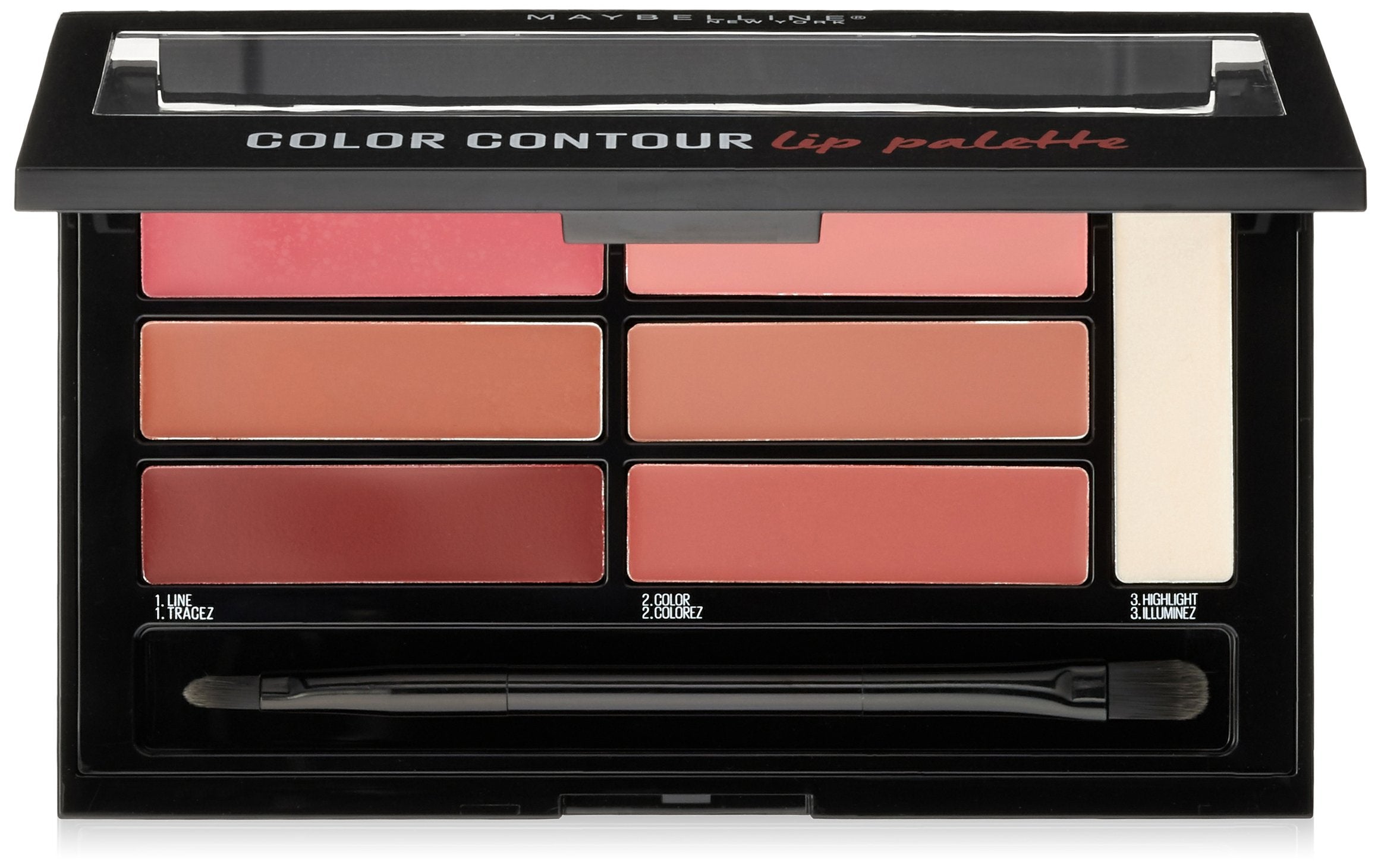 Maybelline Lip Studio Color Contour Palette — crayons lèvres pour délimiter et définir le contour.