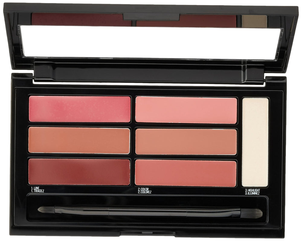 Maybelline Lip Studio Color Contour Palette — rouges mats, couleur intense durable.