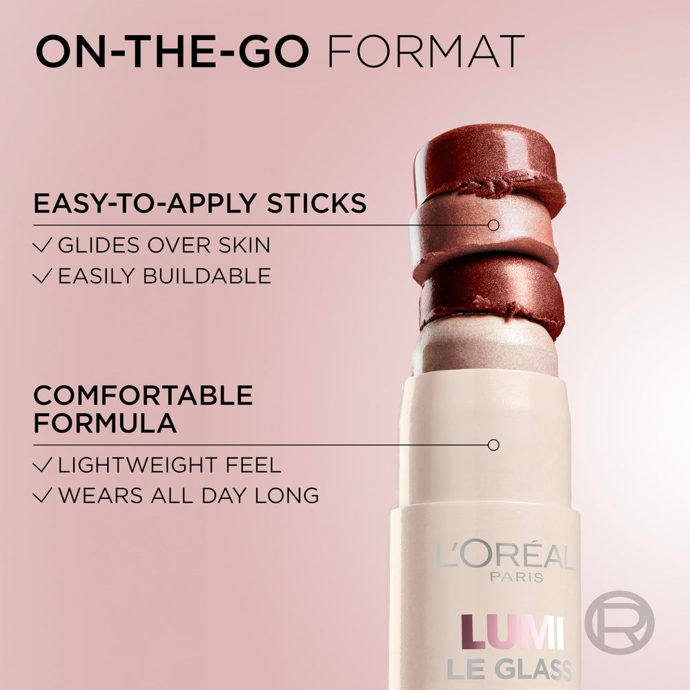MAYBELLINE Lumi Le Glass Stick usage visage et corps pour un reflet harmonieux
