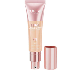 Maybelline Lumi Le Glow Tint, flacon élégant offrant un fini léger et hydratant.