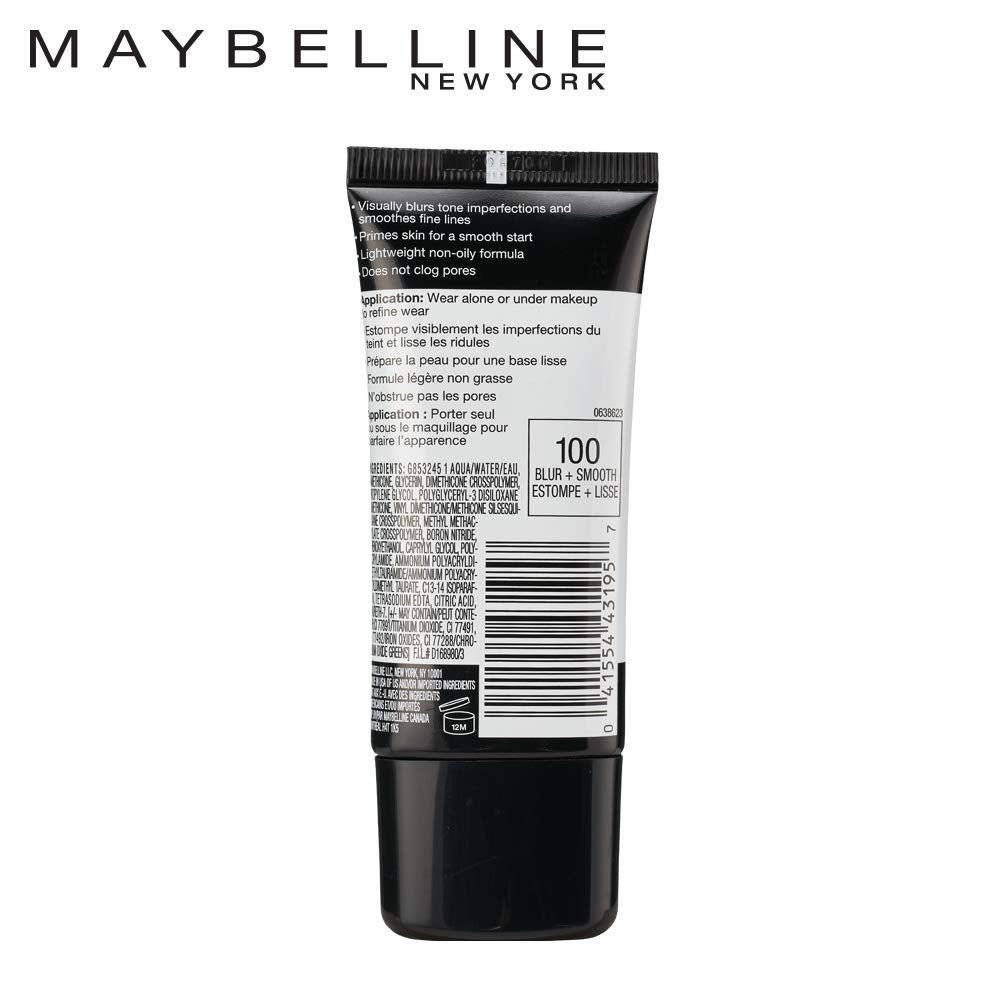 Maybelline Master Prime, peau uniforme et naturelle sans lourdeur
