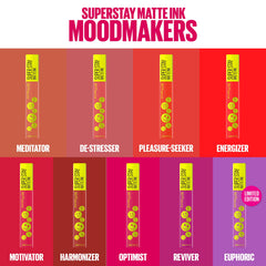 Moodmakers Collection Maybelline neuf rouges mats pour varier les looks