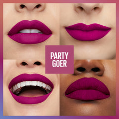 Parfum gâteau anniversaire sur MAYBELLINE Super Stay Matte Ink.