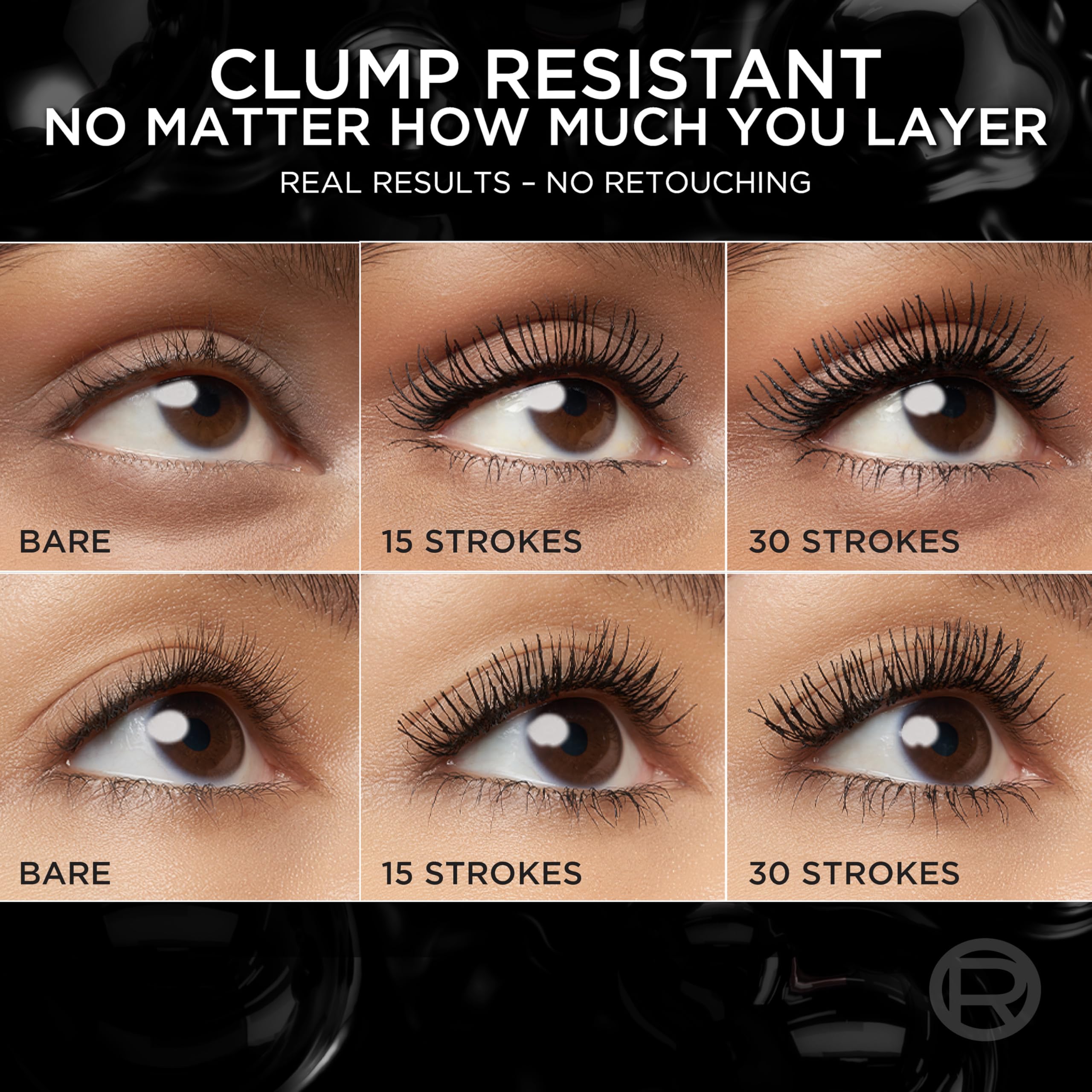 MAYBELLINE Mascara Paradis Grand Défi — Application précise avec la brosse croisée.