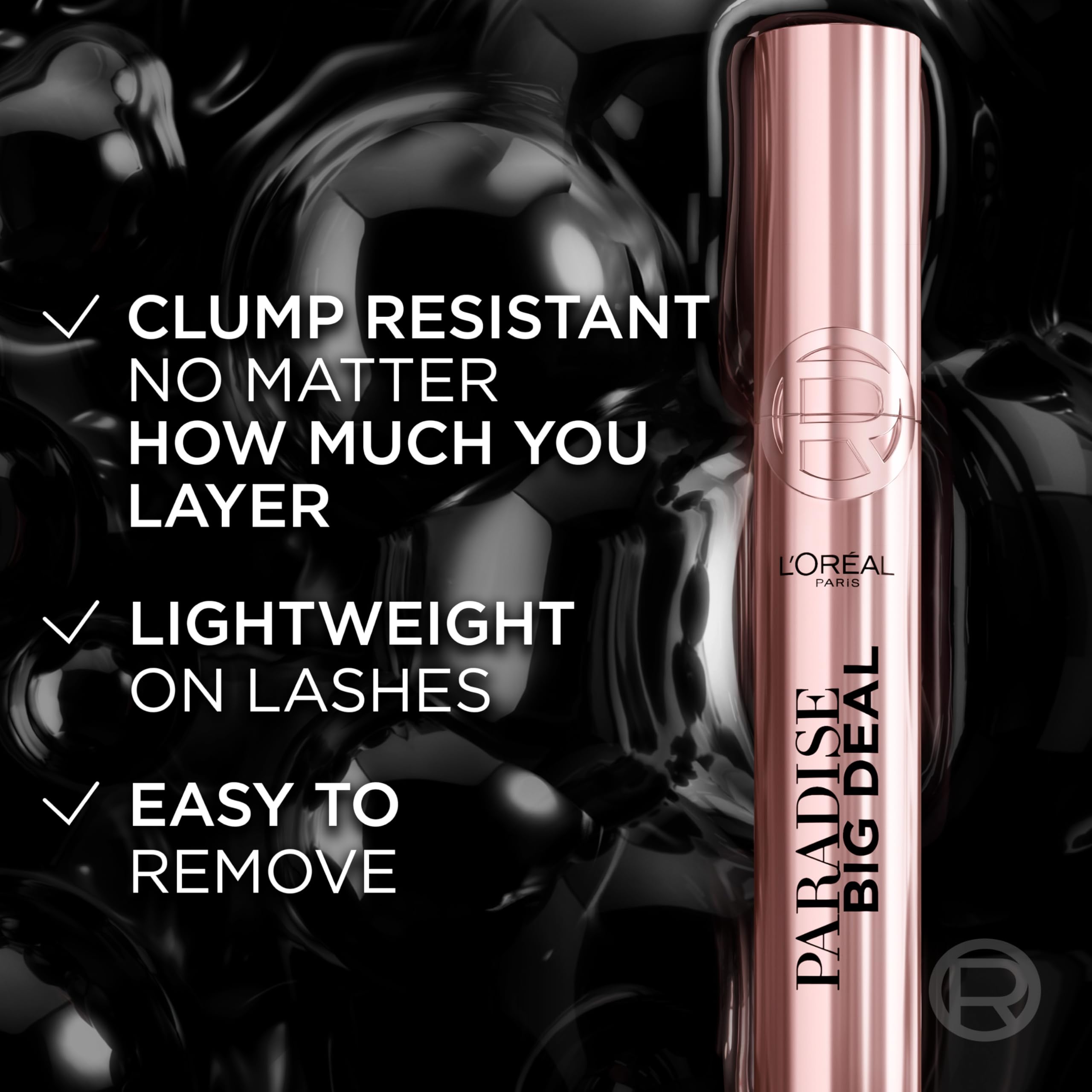 MAYBELLINE Mascara Paradis Grand Défi — Convient aux yeux sensibles et porteurs de lentilles.