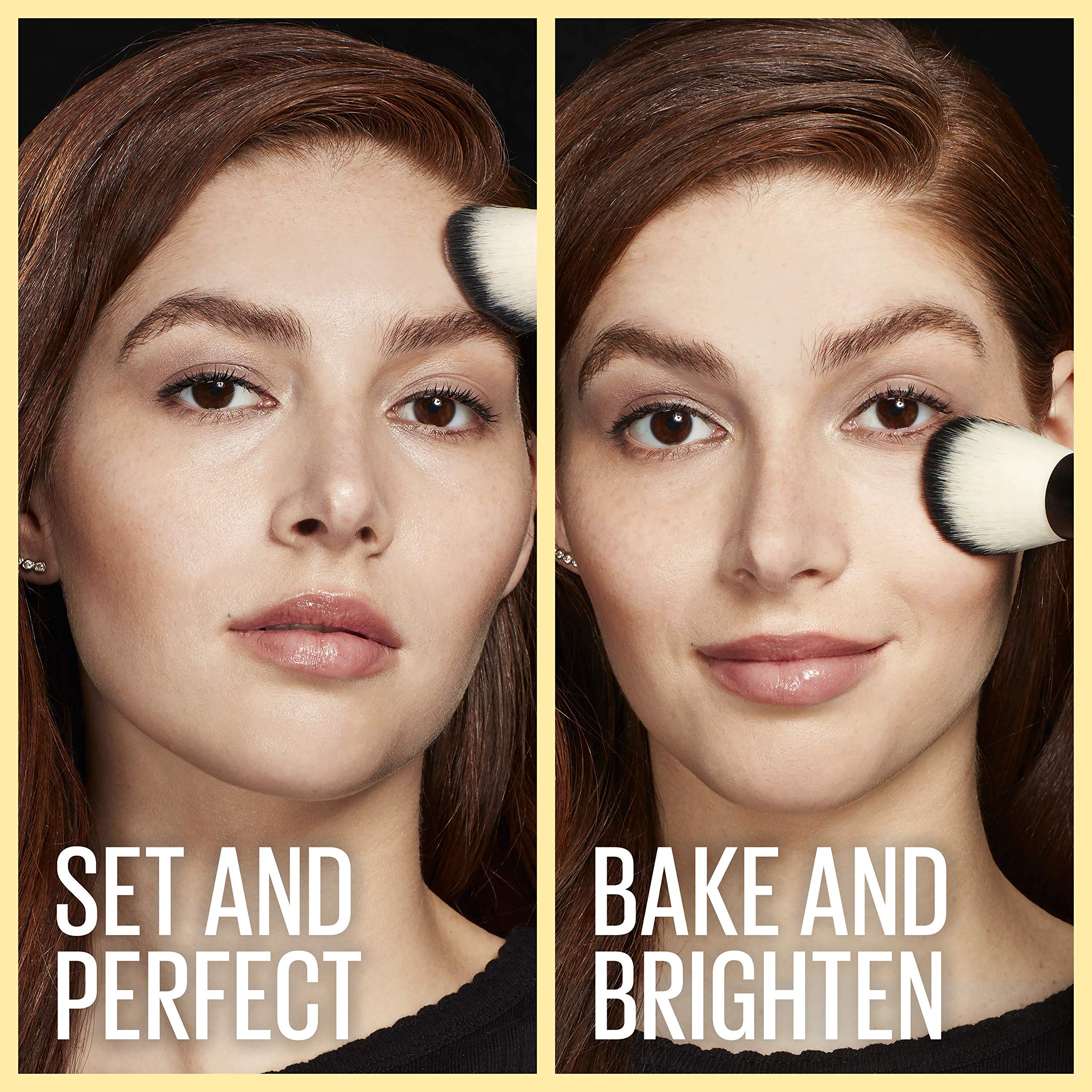 Maybelline Poudre Banana: utilisation seule pour un teint uniforme.
