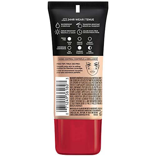 Texture légère Maybelline Pro-Matte qui glisse facilement pour un fini demi-matte.